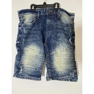Essentials Men's Shorts 30 Slim Distressed Nineties Stone Wash SPL Destroyed Y2k